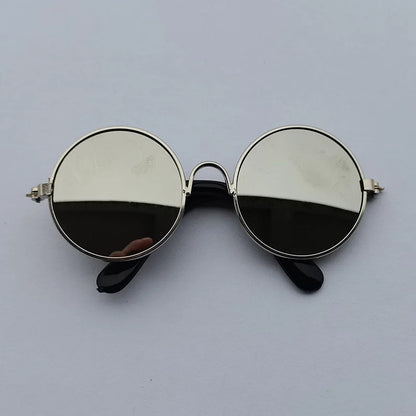 Vintage Round Cat Sunglasses Reflection Eye wear glasses Accessories