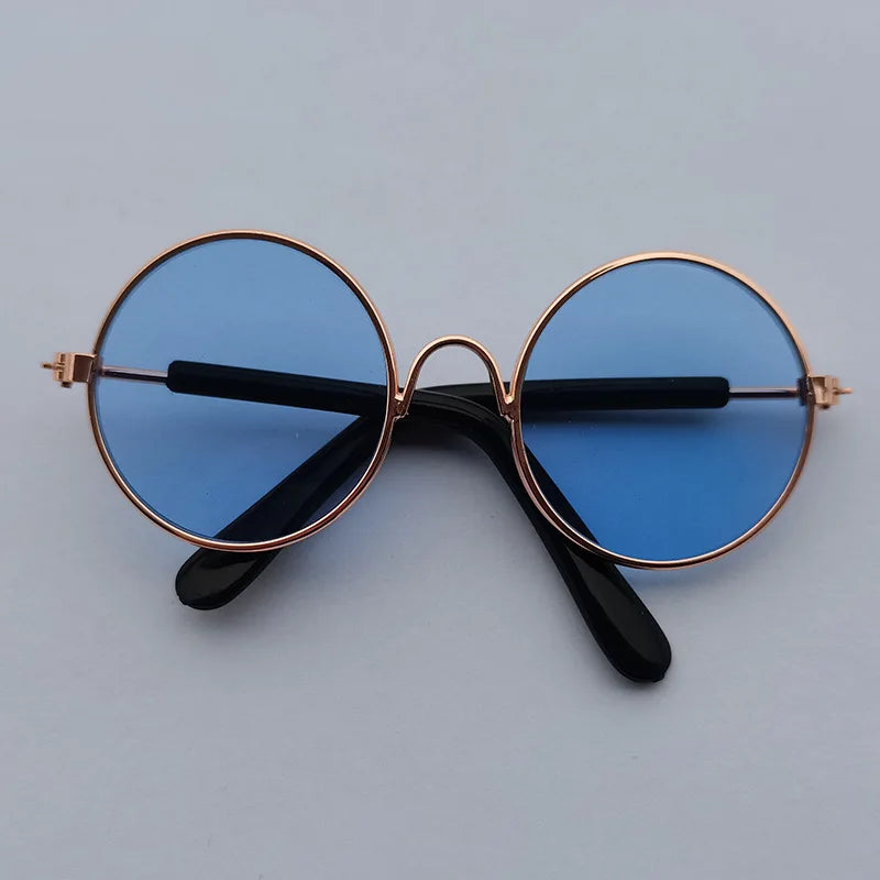 Vintage Round Cat Sunglasses Reflection Eye wear glasses Accessories