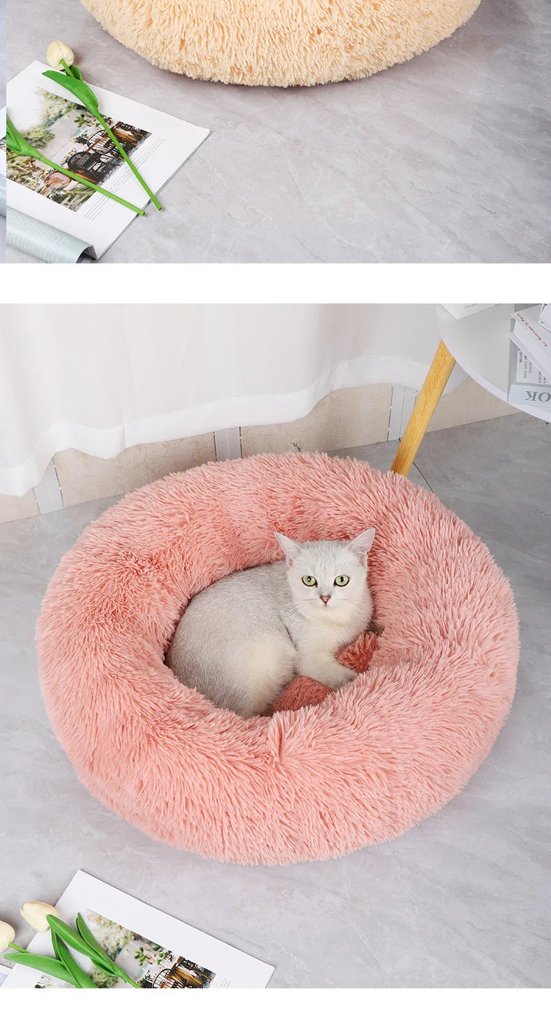 Home Plush Pet Nest Winter Cat Nest Dog Nest Warm Detachable  Nest