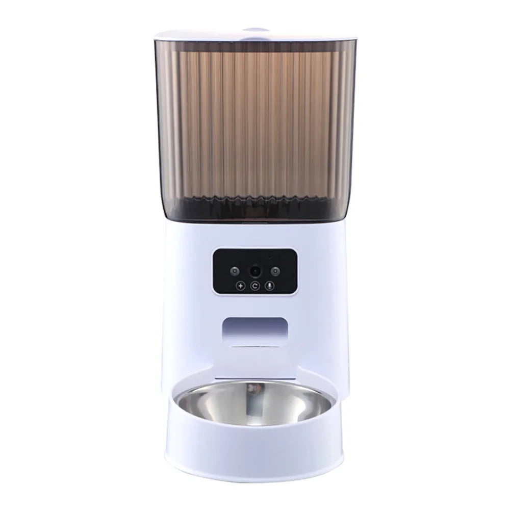 5L Smart WiFi APP Camera Automatic Pet Feeder Cat Food Dispenser