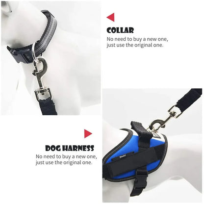 Adjustable Pet Cat Dog Car Seat Belt Pet Seat Vehicle Dog Harness Lead