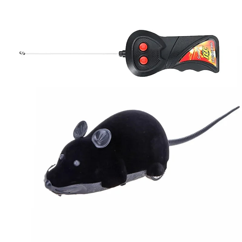 Rat Funny Cat Toy With Remote Control Multicolor Mouse Cute Wireless