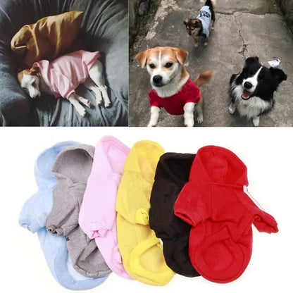 Autumn Winter Warm Dog Clothes Adidog Dog Hoodies Pet Warm Coat