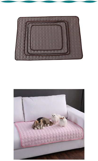 Dog Cooling Mat Summer Pet Cold Bed Extra Large For Small Big Dogs