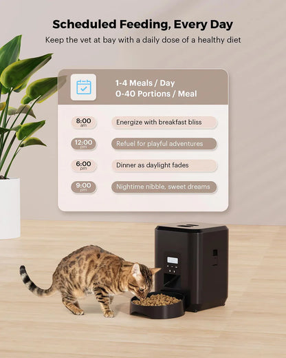 Smart Pet Feeder Automatic Cat Feeder Dog Slow Food Machine Timed