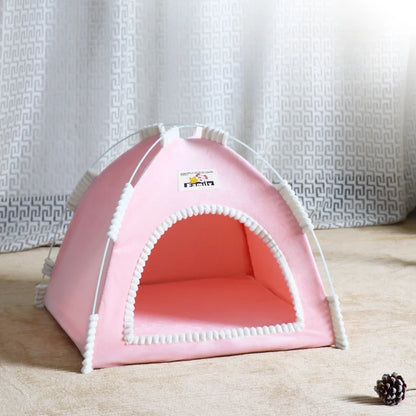 Foldable Cat House Pet Tent Four Seasons Universal Cat and Dog Pet Nest