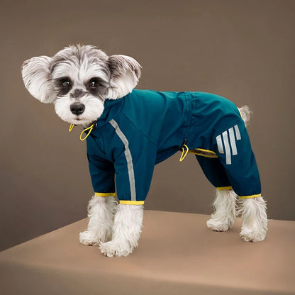 Dog Raincoat Reflective Waterproof Pet Clothes for Chihuahua Maltese