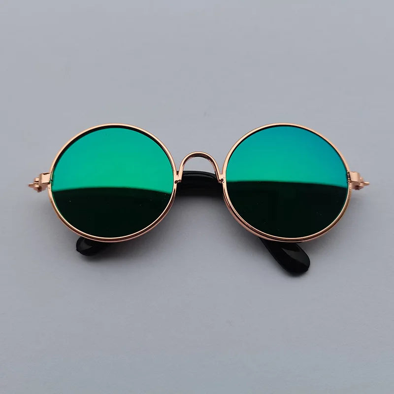 Vintage Round Cat Sunglasses Reflection Eye wear glasses Accessories