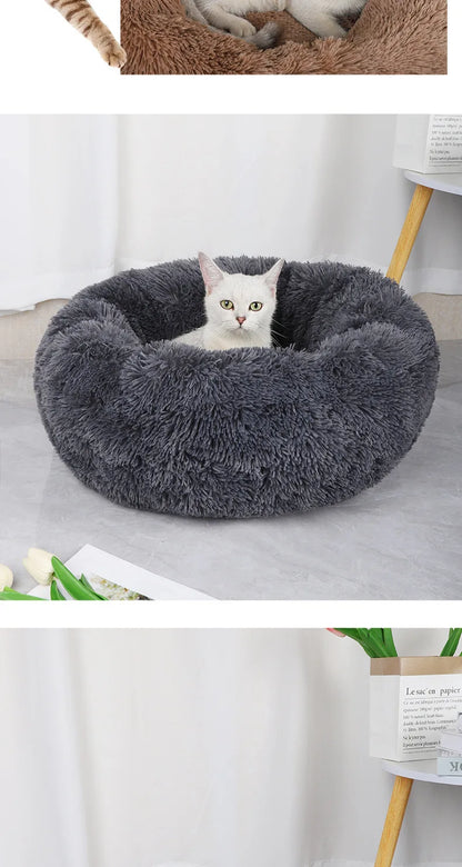 Home Plush Pet Nest Winter Cat Nest Dog Nest Warm Detachable  Nest