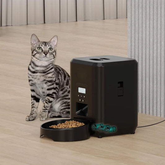 Smart Pet Feeder Automatic Cat Feeder Dog Slow Food Machine Timed