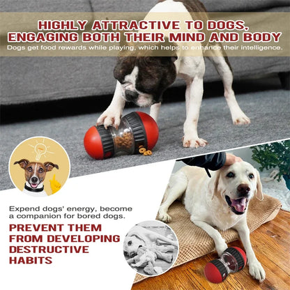 Dog Toys Increase Intelligence Elliptical Track Rolling Ball Leaky Food