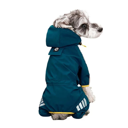 Dog Raincoat Reflective Waterproof Pet Clothes for Chihuahua Maltese