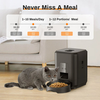 Smart Pet Feeder Automatic Cat Feeder Dog Slow Food Machine Timed