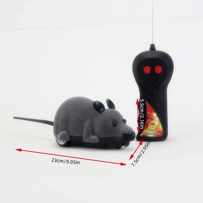 Rat Funny Cat Toy With Remote Control Multicolor Mouse Cute Wireless