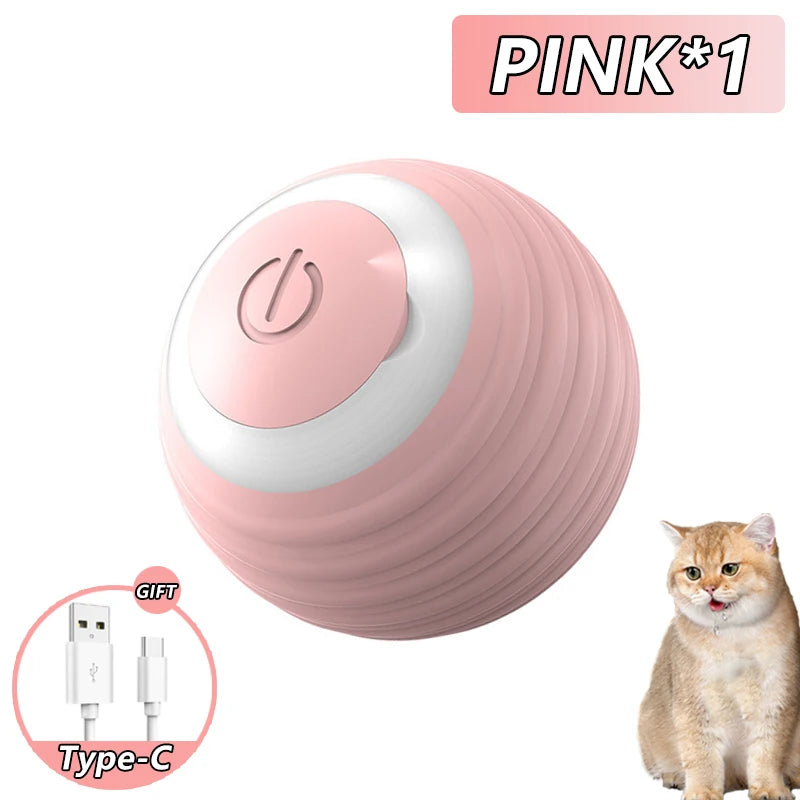 Cat Interactive Ball Smart Cat Toys Indoor Automatic Rolling Magic Ball