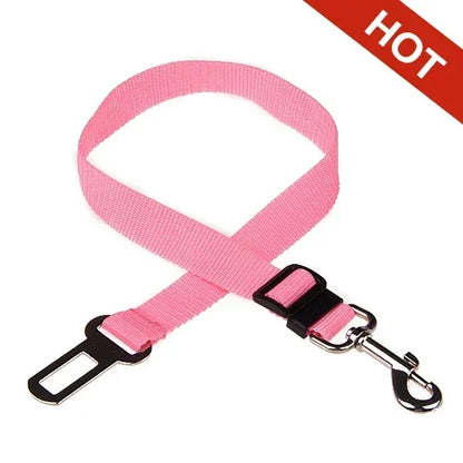 Adjustable Pet Cat Dog Car Seat Belt Pet Seat Vehicle Dog Harness Lead