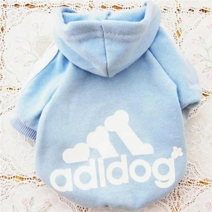 Autumn Winter Warm Dog Clothes Adidog Dog Hoodies Pet Warm Coat