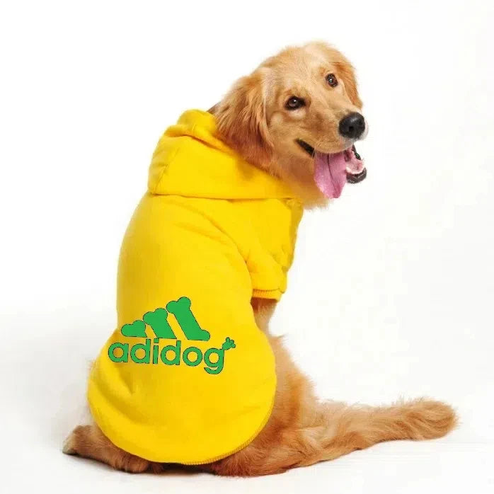 Autumn Winter Warm Dog Clothes Adidog Dog Hoodies Pet Warm Coat