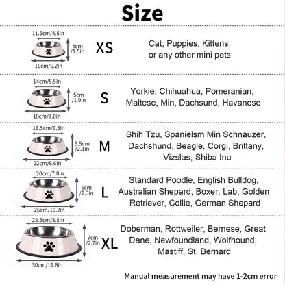 Pet Bowl Cat Bowl Dog Food Bowl Multi-Specification Anti-fall Food Bowl