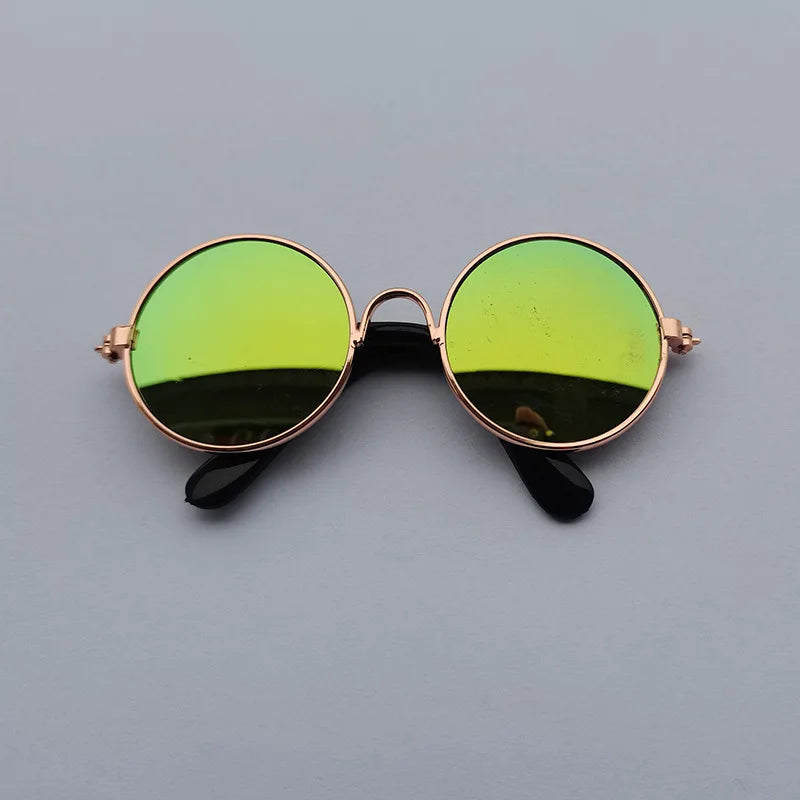 Vintage Round Cat Sunglasses Reflection Eye wear glasses Accessories