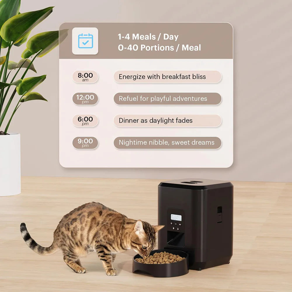 Smart Pet Feeder Automatic Cat Feeder Dog Slow Food Machine Timed