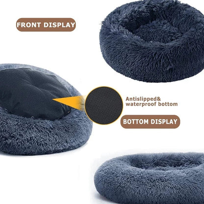 Pet Bed for Large Dog Bed Super Soft Cat Bed Long Plush Dog House