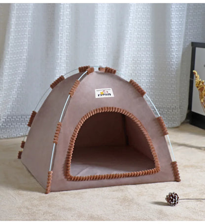 Foldable Cat House Pet Tent Four Seasons Universal Cat and Dog Pet Nest