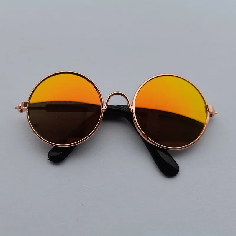 Vintage Round Cat Sunglasses Reflection Eye wear glasses Accessories