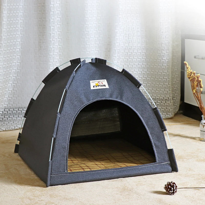 Foldable Cat House Pet Tent Four Seasons Universal Cat and Dog Pet Nest